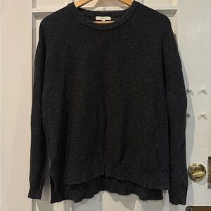 Madewell Charcoal Crew Neck Sweater